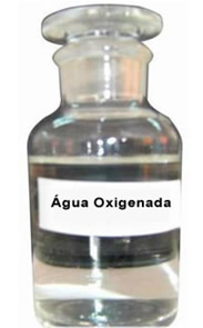 A água oxigenada é a solução aquosa do peróxido de hidrogênio