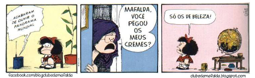 Mafalda é famosa em vários países, o que levou seu criador à lista dos dez argentinos mais famosos do século 20