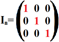 Matriz Identidade de ordem 3x3