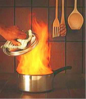 Não se desespere, nem jogue água se o óleo de cozinha pegar fogo