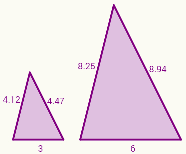 Dois triângulos que possuem lados correspondentes proporcionais