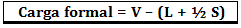 Fórmula do cálculo da carga formal
