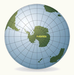 A Antártida está localizada no extremo sul do Planeta Terra e, até o século XVIII, não tinha sido descoberta