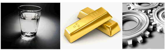 Sistemas homogêneos: água, barra de ouro, alumínio.